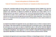 Conseil métropolitain du 18 décembre 2020 - Texte de l'intervention de Laurent Thoviste sur l'adoption du bilan triennal du PLH