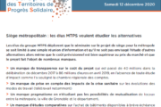 Communiqué de presse - Siège métropolitain : les élus MTPS veulent étudier les alternatives