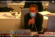 Vidéo de l'intervention de Laurent Thoviste sur la politique sportive de Grenoble Alpes Métropole lors du conseil métropolitain du 12 mars 2021