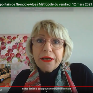 Intervention de Joëlle Hours sur le futur planétarium de Pont-de-Claix lors du conseil métropolitain du 12 mars 2021