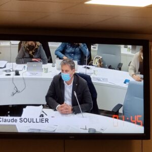 Vidéo de l'intervention de Claude Soullier sur le rapport d'orientations budgétaires