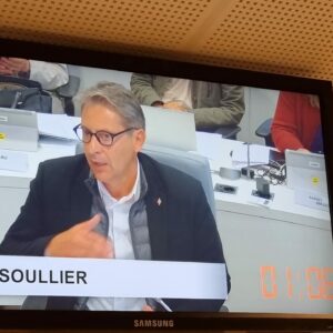 Vidéo de l'intervention de Claude Soullier  sur la liaison cyclable du plateau de Champagnier, entre Tavernolles et Echirolles