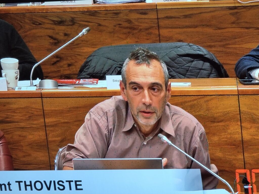 Laurent Thoviste Intervention taille-bavette